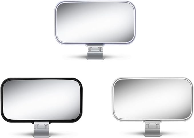 Blind Spot Car Mirror, Adjustable Blindspot Convex Wide Angle Side Rearview Mirror for SUV and Trucks, Pack of 2