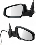 TRQ Driver and Passenger Side Mirror Assembly Set Power Heated Paint to Match Compatible with 2014-2022 Toyota 4Runner