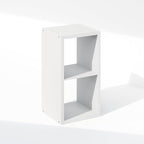 Furinno Cubic Closet Organizers and Storage, 2-Cube Closet Organizer, Open Shelf Closet Storage, Extra Thick Frame for Wardro