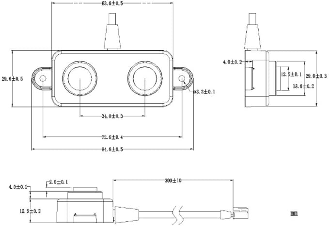 Taidacent Waterproof Ultra-Precision Ultrasonic Sensor Presence and Detection Parking Occupancy Sensor Vehicle Presence Detec