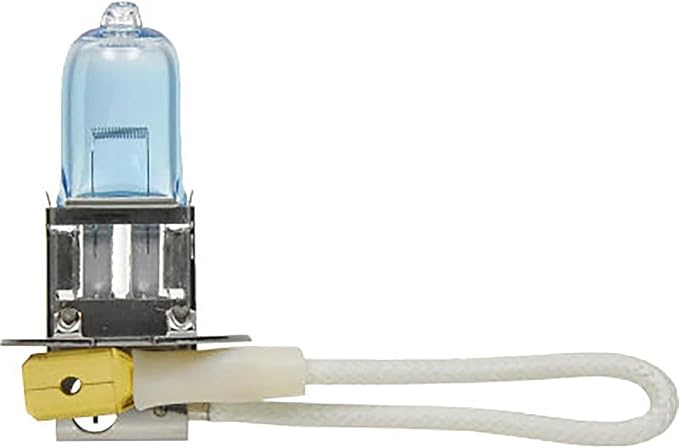 SYLVANIA - H3 SilverStar Fog Light Bulb - High Performance Halogen Headlight Bulb, Brighter Downroad with Whiter Light (Conta