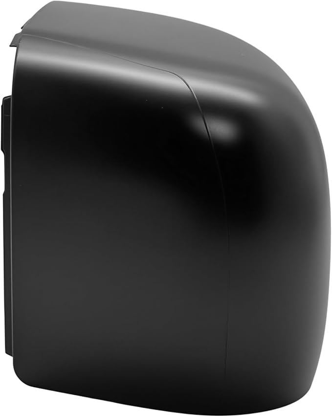 A-Premium 2 PCS Driver and Passenger Side Rearview Mirror Covers Caps - Compatible with Jeep BU Series Renegade 2015 2016 2017 2018 - Primed Black, with Turn Signal Hole