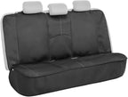 Motor Trend Perfect Symmetry Gray Car Seat Covers, Full Set – Waterproof Neoprene Foam Lining, Durable Front and Back Rear Be