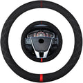 Suede Steering Wheel Cover,Compatible with Volvo S80 S60 XC60 V60 V70 Suede Leather Sport Non-Slip Wheel Cover Car Interior Accessories 15 inch for Man and Women