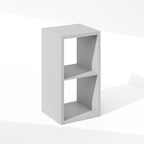 Furinno Cubic Closet Organizers and Storage, 2-Cube Closet Organizer, Open Shelf Closet Storage, Extra Thick Frame for Wardro
