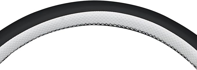 MEWANT Hand Sewn 3D Style Steering Wheel Cover Wrap for Ford Mustang 1994-2004 Steering Wheel Accessories for Ford Mustang 1994-2004