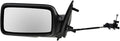 TRQ Driver Side Mirror Glass Paint to Match Manual Remote Compatible with 1993-1999 Volkswagen Golf Jetta VW1320106