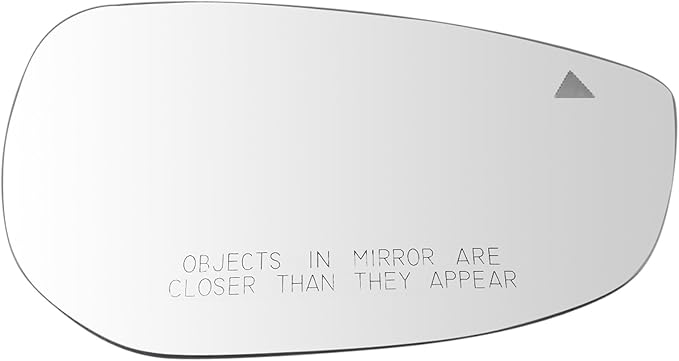 TRQ Passenger Side Mirror Glass Heated Blind Spot Indicator Compatible with 2023 Mazda CX-30 MA1325129