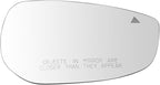 TRQ Passenger Side Mirror Glass Heated Blind Spot Indicator Compatible with 2023 Mazda CX-30 MA1325129
