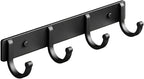 Enhanced Version Wall Mount Coat Rack with 4-8 Hooks – Versatile Wall Organizer for Coats, Hats, Towels, Bags – Durable Wall 