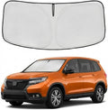Windshield Sun Shade for Honda Passport 2019-2024 2025 Sunshade Front Window Shade Custom Fit Passport Accessories Sun Visor Foldable Shade Blocks UV Rays Accessories