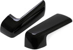 Moonlinks Compatible with 2019-2025 Chevy Silverado 1500 GMC Sierra 1500 Side Mirror Cover,Glossy Black LH & RH Side Door Exterior Rearview Mirror Cap Trim for Silverado 1500(1 Pair）