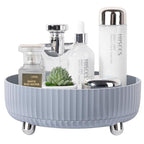 Anyoifax Makeup Perfume Organizer Tray 360 Degree Rotating Lazy Susan Skincare Lotion Organizer Spinning Cosmetics Storage fo