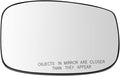TRQ Passenger Side Mirror Glass Heated For Factory Equipped & Aftermarket Mirrors Compatible with 2018-2025 Honda Odyssey