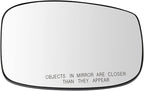 TRQ Passenger Side Mirror Glass Heated For Factory Equipped & Aftermarket Mirrors Compatible with 2018-2025 Honda Odyssey