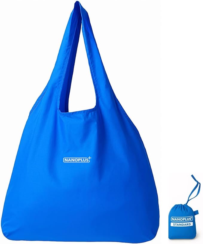 Compact Reusable Grocery Tote Bag – Lightweight, Foldable & Packable Shopping Bag for Travel