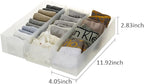 YBM HOME Closet Drawer Organizer for Underwear, Socks, Bras, Ties, Scarves, Foldable Dresser Storage Boxes (Small Drawer Orga