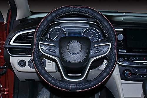 Mayco Bell 2019 New Microfiber Leather Car Extra Large Steering Wheel Cover for Big Trucks (17.5-18'', Wine Red)