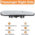 Senzeal Passenger Side Heated Mirror Glass Replacement Convex Mirror with Blind Spot mirror for Ford Fusion 2013 2014 2015 2016 2017 2018 2019 2020 DS7Z17K707B (Right Side)