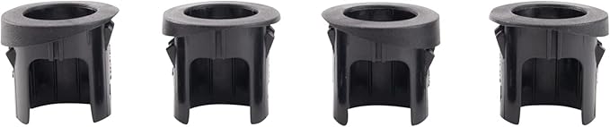TRQ Rear Parking Assist Sensor Bezel Set Compatible with 2015-2020 Ford F-150