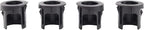TRQ Rear Parking Assist Sensor Bezel Set Compatible with 2015-2020 Ford F-150