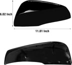 Moonlinks Compatible with Toyota RAV4 2019 2020 2021 2022 2023 2024 Left Side Mirror Cover Replacement, Glossy Black Exterior Left Driver Side Door Rearview Mirror Cap Trim for RAV4 LH
