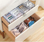 Underwear Organizer, 3 Set Foldable Bra Underwear Organizer Drawer Divider Storage Organizer for Underwear, Socks, Ties, Bras