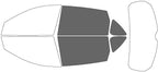 Rvinyl Window Tint Kit Compatible with Acura RDX 2019-2025 - Back Precut Kit - 35%