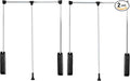 Pull Down Closet Rod 2 Pack, 60 lbs Load Capacity, Stainless Steel Adjustable 35-46.5 inches Soft-Close Wardrobe Lift Rail Or