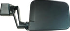 TRQ 2 Piece Driver and Passenger Side Mirror Assembly Set Manual Folding Manual Adjustment Non-Heated No Memory Black Compati