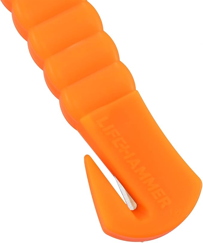 Lifehammer Brand Safety Hammer - The Original Emergency Escape and Rescue Tool with Seatbelt Cutter, Made in The Netherlands