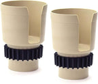 Gadjit Cup Keeper 2.0 (2 PK) Cup Holder Adapter w/Beverage Band Expander fits into car Cup Holders 2.5-3" Wide for Hydro Flas