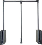 brand Wardrobe lift clothes rack,Pull Down Closet Rod for Hanging Clothes, Retractable Wardrobe Hanger for Cabinet, Aluminium