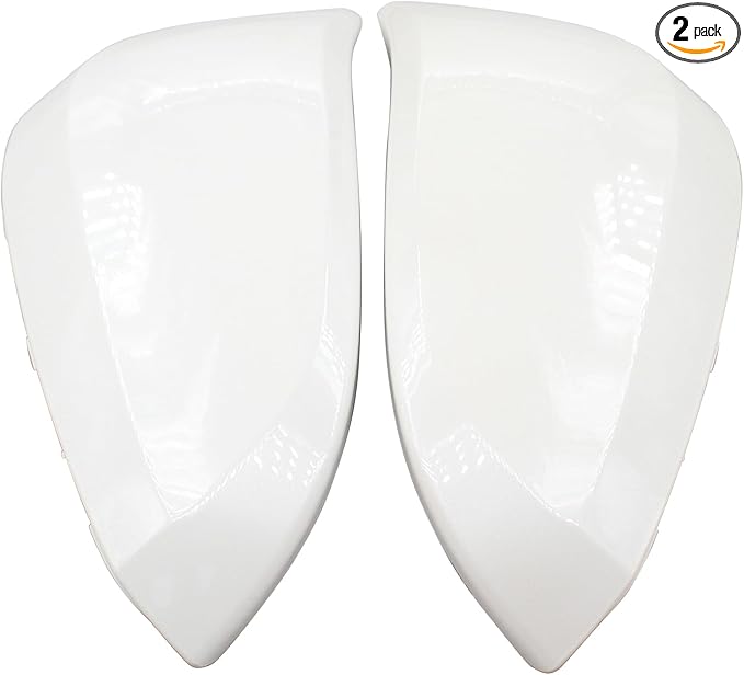 ApplianPar 2Pcs White Driver and Passenger Side Rearview Mirror Cover for RAV4 2013-2015 4Runner 2014-2023