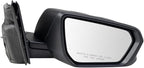 TRQ Driver and Passenger Side Power Heated Mirror Set Textured Black Triple Stripe Style Compatible with 2018 2019 Chevrolet 