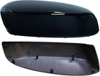 Pair Gloss Black Mirror Caps Cover Compatible with GMC Chevrolet Silverado Sierra 1500 2500 HD 3500 HD Avalanche Tahoe 2007-2013 Pick up Replacement for 25788157 25788156