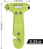 2-Pack Car Safety Hammer, Auto Emergency Escape Hammer with Window Breaker and Seat Belt Cutter, Emergency Escape Tool for Ca