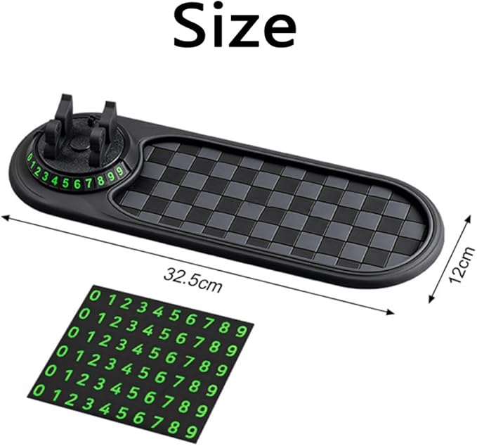 Multi-Functional Support Anti-Slip Pad, 360° Rotatable Multifunction Car Anti Slip Mat Phone Holder, Anti Slip Car Dash Grip 