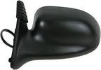 TRQ 2 Piece Driver and Passenger Side Mirror Assembly Set Electric Adjustment Non-Heated No Memory Black Compatible with 2001