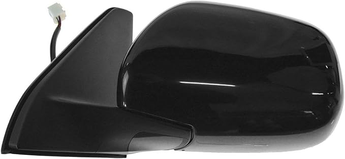 TRQ 2 Piece Driver and Passenger Side Mirror Assembly Set Electric Adjustment Heated Memory Black Compatible with 2003-2009 L