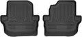 Husky Liners Weatherbeater Floor Mats | Fits 2018-2025 Jeep Wrangler JK/JL 2-Dr. | 2nd Row, 2-pc Black - 14031