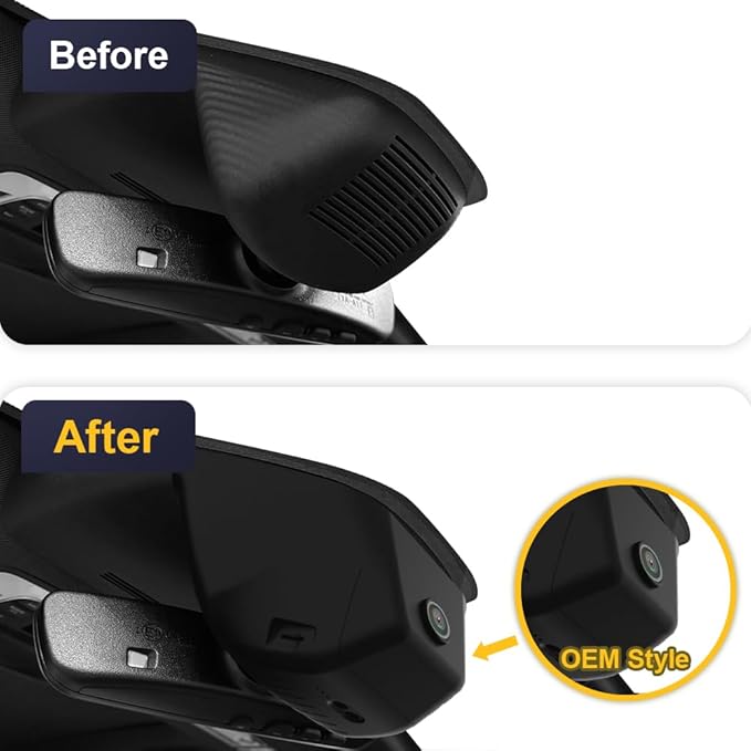 Fitcamx 4K Dash Cam Suitable for Acura MDX 2025-2026 & Type S (HD2-D4600), OEM Factory Look, 2160P UHD Video, Built-in WiFi & APP, Loop Recording, Collision Detection, Easy to Install, 64GB Card