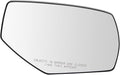 TRQ Exterior Side View Mirror Glass Assembly Spotter Manual RH Passenger Side for Chevrolet Silverado 1500 GMC Sierra 1500