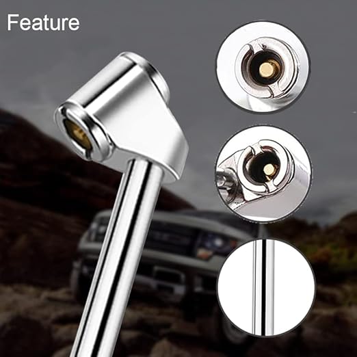 ATsafepro Semi Truck Tire Pressure Gauge, Heavy Duty Tire Gauge Range to 150PSI/10Bar,Dual Head Air Pressure Gauge for RV, Semi, Truck,SUV and Car(Pack of 12)