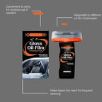 Glass Guard, Hand-Held Glass Emulsion Cleaner, Car Glas-s Oil Film Remover Brush, Windscreen Cleaner Remove Water Spots Dirt 