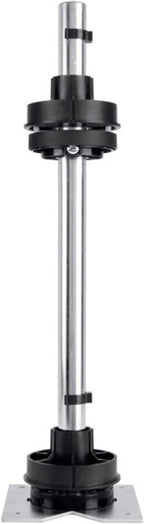 REV-A-SHELF Value Line Polymer Kidney 2-Shelf Lazy Susans for Corner Base Cabinets