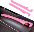 2PCS Car Seat Gap Filler,Super Flexible Car Side Seat Gap Filler Car interior Accessories,Universal CCar Organizer Between Seats for Tightly Filling Seat Gaps (Pink)……