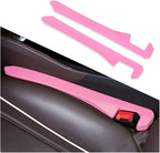 2PCS Car Seat Gap Filler,Super Flexible Car Side Seat Gap Filler Car interior Accessories,Universal CCar Organizer Between Seats for Tightly Filling Seat Gaps (Pink)……