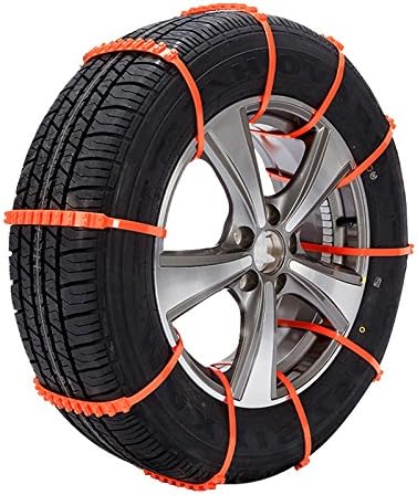 10PCS Reusable Universal Anti Skid Tire Chains for Cars and SUVs Easy Install Durable Safety Winter Gear