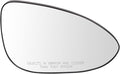 TRQ Passenger Side Mirror Glass Heated Convex Snap-On Compatible with 2012-2020 Chevrolet Sonic GM1325157